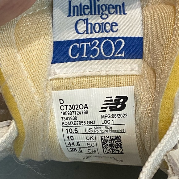 NEW BALANCE CT302 WHITE MOONBEAM COLORWAY DAD SNEAKERS CHUNKY GUC MENS SZ 10.5 - Picture 5 of 15